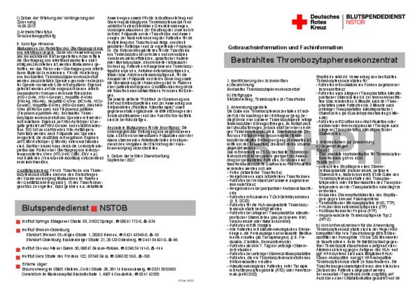 Transfusionsmedizin | Blutspendedienst NSTOB & Mecklenburg-Vorpommern